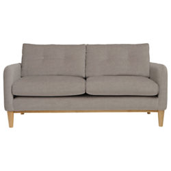 Content By Terence Conran Ashwell Small 2 Seater Sofa, Light Leg Oak Silver